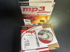 MAGIX MP3 Maker 10 Deluxe PC Windows CD Software Disc Manual Box picture