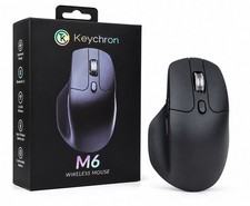 Keychron M6 Wireless Gaming Optical Mouse, Tri-Mode 2.4 GHz/Bluetooth 5.1 picture