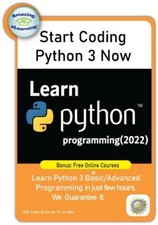 Start Coding Python 3 with this complete training course in USB (PC or Mac) picture