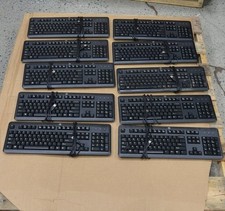 Lot of 10*HP KB57211 USB Wired Keyboard SEE NOTES picture