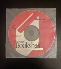Microsoft Bookshelf 1996-97 CD ROM Vintage Software Excellent Condition picture