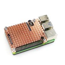 Ultra-thin Copper Heatsink Protective Passive Cooling Case For Raspberry Pi 4B e picture