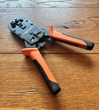 Premier Ratcheting Modular Crimper RJ11 RJ45 Crimping Tool picture