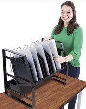 Charging Cart Mobile Locking/Open Charging Cart 14 Devices for Laptop Chromebook picture