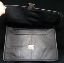 SAMSONITE Black Faux Leather Briefcase picture