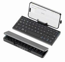 SIKAI CASE Foldable Bluetooth Keyboard Magnetic Stand Aluminum Alloy Mini NEW picture