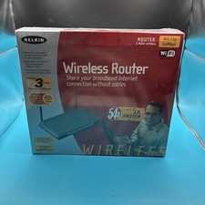 BELKIN WIRELESS G ROUTER - 54g DSL/Cable Gateway 6002 BRAND NEW, FACTORY SEALED picture