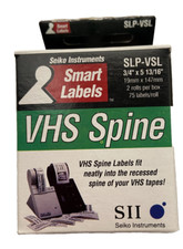 Seiko Instruments Smart Labels VHS Spine SLP-VSL SII 6 Pk of Labels New Vintage picture