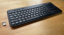 Logitech K400r Wireless Keyboard Built-In Multi-Touch Touchpad w/ Dongle picture