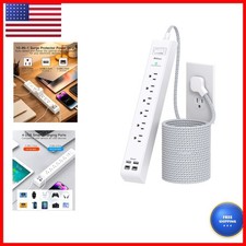 Mifaso Surge Protector Power Strip 25FT, 10-in-1 6 AC Outlets 4 USB Ports(2 picture