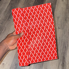 Red & White Pattern Folio Case for Apple iPad with Magnetic Closure picture