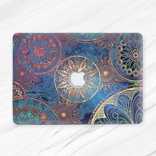 Gold Boho Mandala Hard Case Cover For Macbook Pro Air Retina 11 12 13 14 15 16 picture