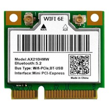 AX210HMW Half Size PCIe Wireless Card for Laptop PC Wi-Fi 6E Bluetooth Network picture