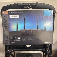 NETGEAR Nighthawk RAX41 AX3600 WiFi 6 Router Dual Band 5-Stream 3.45Gbps picture