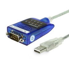 Gearmo USB to Serial RS232 Adapter with LED Indicators, FTDI Chipset, Support... picture