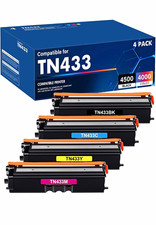 TN433 Compatible Laser Toner 4-Pack CMYK for Brother HL-L8360CDW L8260CDW picture