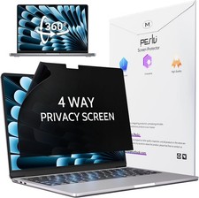 4 Way 360° Privacy Screen for Macbook Air 13.6 & 13 Inch (2022-2026, M2, M3) picture