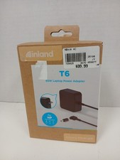 Inland T6 65W Laptop Power Adapter With HP Adapter Tips picture