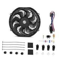 Universal 10-Inch Slim Electric Radiator Cooling Fan Kit – 12V 80W 10 inch picture