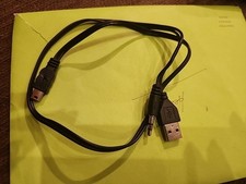 2-in-1 USB audio and charging splitter. Mini USB To USB-A connector 3.5mm Audio picture