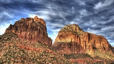Landscape rocks mountains Custom Gaming Mat Desk picture