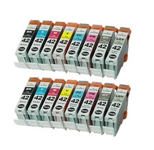 16PK CLI-42 Printer Ink Cartridges for Canon Pixma PRO-100 BK C M Y PC PM GY LGY picture
