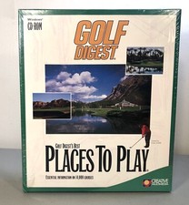 Vintage 1995 Golf Digest Best Places To Play Windows CD ROM picture