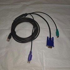 Avocent DPS2IAC-10 Dell Integrated Access CAT5 KVM Cable PS/2 VGA RJ45 picture