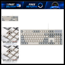 Wired Mechanical Full-Size USB Keyboard - Brown Tactile Switch - Retro picture