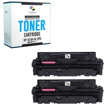 2-Pack CMYi Replacement 414A Magenta Cartridge for HP Color LaserJet Pro M454dn picture