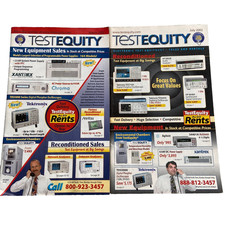 Test Equity Catalog Electronic Test Equipment 2002 Analyzers Tektronix Fluke VTG picture