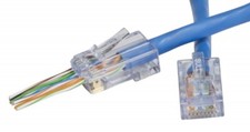 Platinum 202016J EZ-RJ45 Cat 6 Connector and Strain Relief Combo 2pack picture