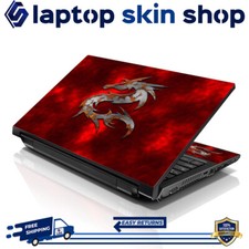 Laptop Skin Sticker Notebook Decal Cover Red Dragon for Dell Apple Asus 13