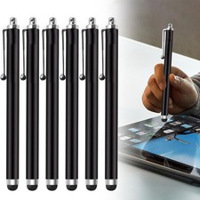 6 Pack Metal Capacitive Stylus Pens Soft Tip for Drawing Writing Gaming picture