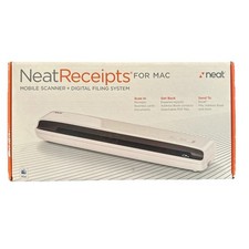 NeatReceipts Mac Mobile Scanner Digital Filing System White Portable NM01-MAC picture