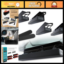 Under Desk Cable Management Tray - No-Screw, 17-Inch, 4-Pack, Black Organizer picture