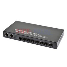 10/100/1000M TX RJ45 & 8 Port 1000M FX SFP 2 Port Gigabit Ethernet Fiber Switch picture