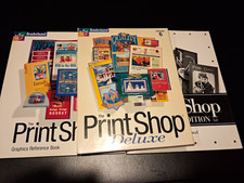Broderbund The Print Shop Deluxe Version 6 for Windows CD Software w/ Manuals picture