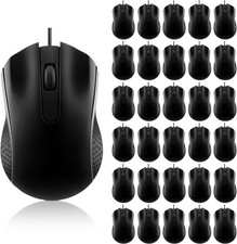 30 Pcs USB Wired Mouse Computer 3 Button Mice Bulk Corded USB Mouse for PC De... picture