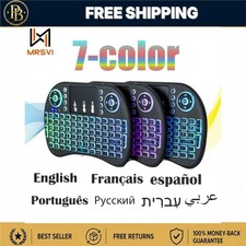 MRSVI i8 2.4G Air Mouse Mini Wireless Keyboard Touchpad Backlit for PC TV Box picture