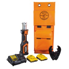 Klein Tools BAT207T23 Battery-Operated Cable Crimper, O+ Die Head, 2 Ah picture
