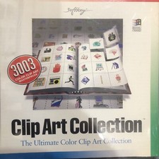 PC Softkey Paintbrush 3003 Clipart Collection Brand NEW and Factory Sealed picture