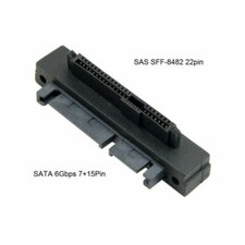 Cablecy SATA to SAS Cable SAS 22Pin SFF-8482 to SATA 7Pin Hard Disk Raid Adapter picture