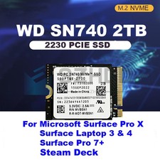 WD 2TB M.2 2230 SSD NVMe PCIe4x4 PC SN740 For Steam Deck ASUS ROG Flow X Laptop picture