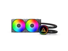 MONTECH LightFlow ARGB 240 CPU Liquid Cooler, 240mm AIO with Infinity Mirror Des picture