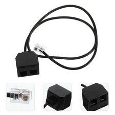 Reusable Phone Cable Adapter Rj9 Splitter for Telephone Accessories Indoor Use picture