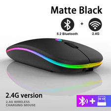 RGB Wireless Mouse Bluetooth Rechargeable Ergonomic Gaming Mouse 3600 DPI picture