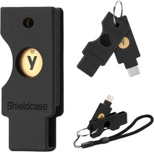Protective Case for Yubikey 5C NFC, Flip Cover Keychain Holder for Yubico Securi picture