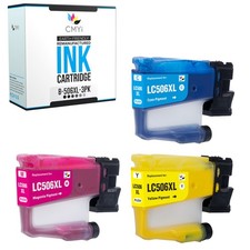 3-Pack Compatible CMYi LC506XL Color Ink Cartridges fit Brother MFC-J4355DW picture