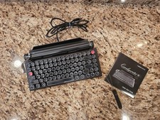 Qwerkywriter S Retro Mechanical Wired & Wireless Keyboard W/ Tablet Stand picture